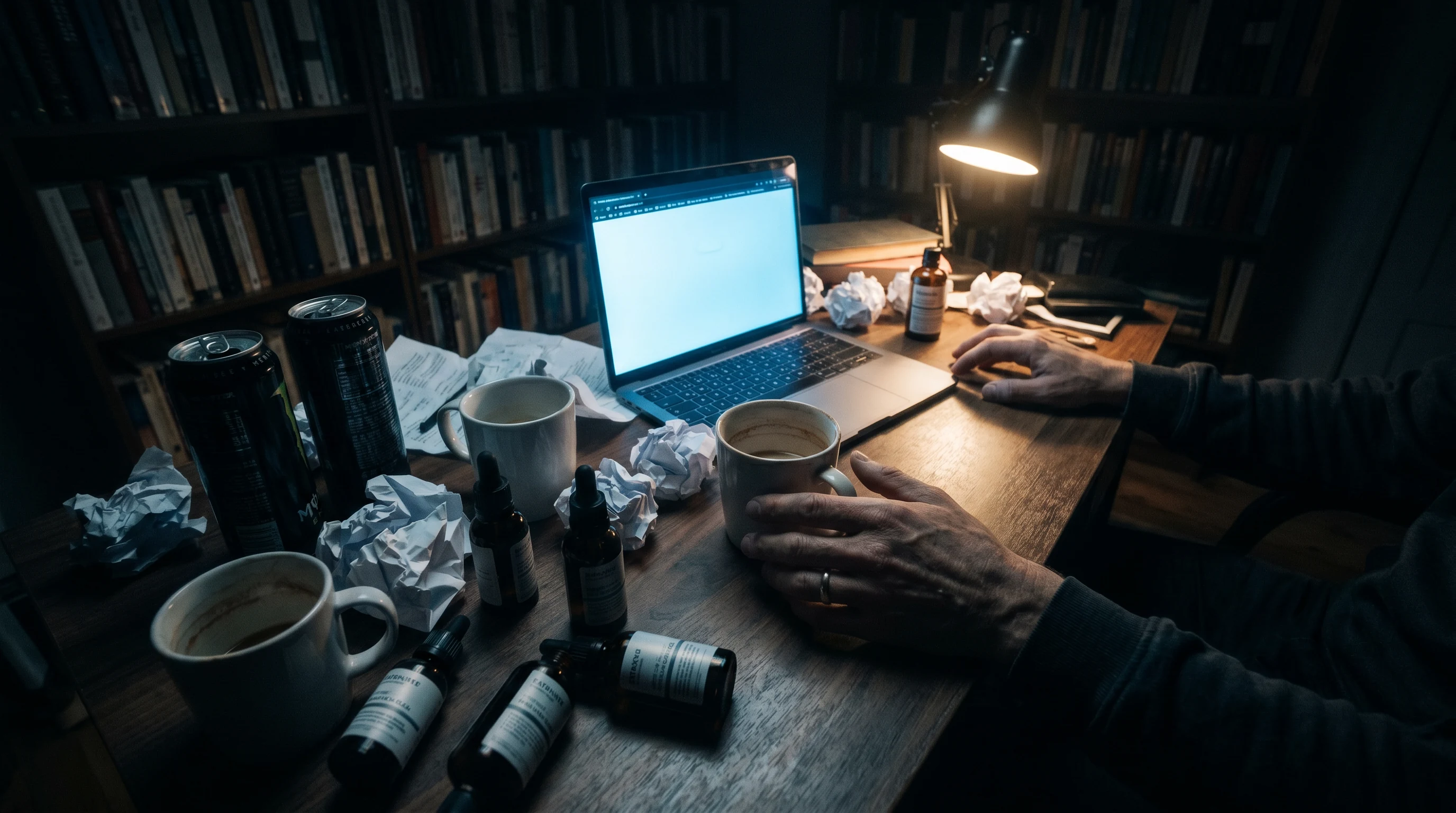Kaffeetasse und Stress — Feinde der Leber und Haut