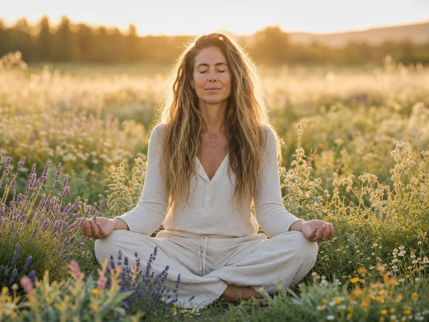 Hinhören — Meditation im Wildkräuterfeld